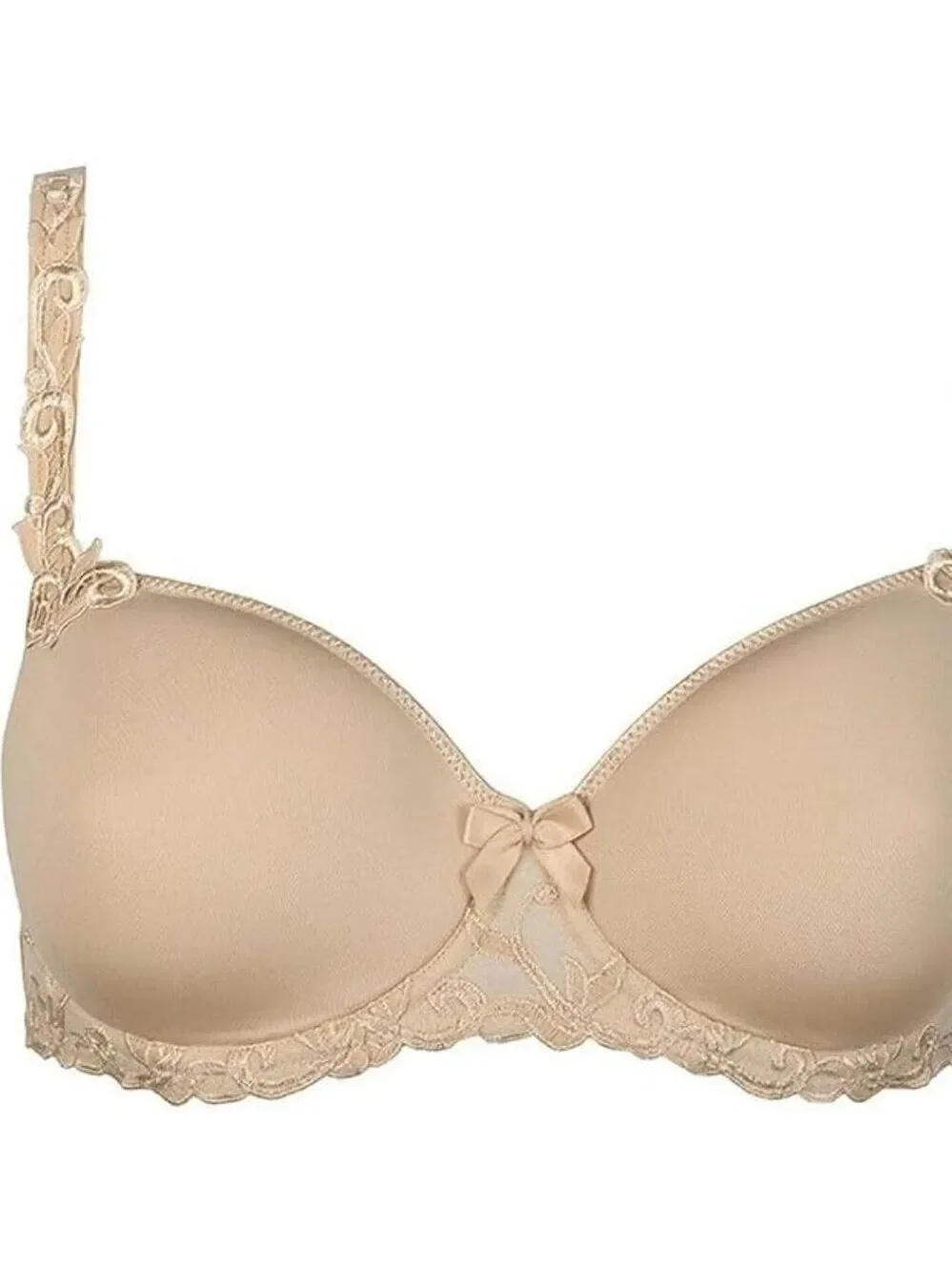 Simone Perele Andora 3D Molded-Cup Bra: French T-Shirt Bra Style 32C NWT